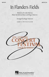 cover In Flanders Fields TTB choral sheet music cover